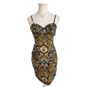 Ruby Rox Vintage Patterned Boho -Indie Styled Dress Size Small (3)